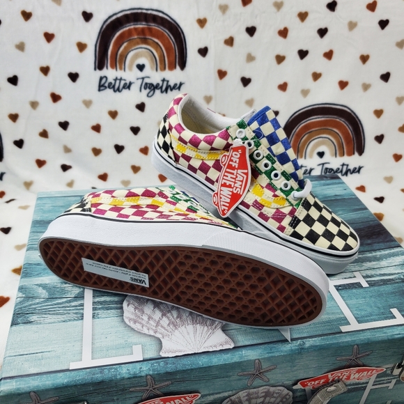 Vans Glitter Check Old Skool - Picture 5 of 13